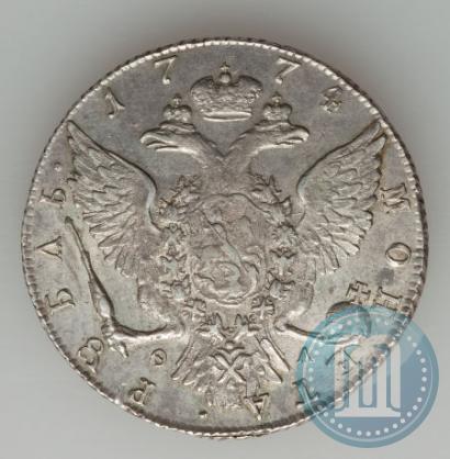 Фото 1 рубль 1774 года СПБ-ФЛ 