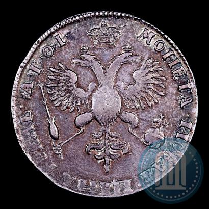 Picture 1 rouble 1719 year OK "Portrait in armour"