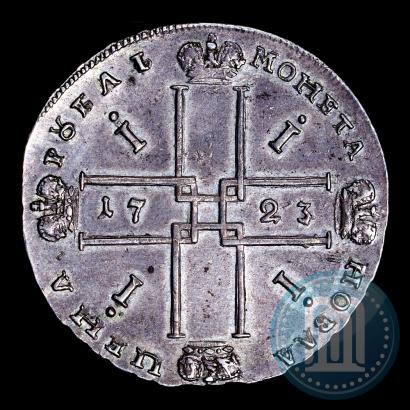 Фото 1 рубль 1723 года OK "Портрет в горностаевой мантии"