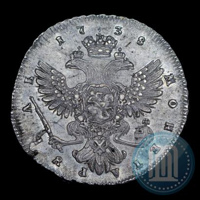 Picture 1 rouble 1738 year СПБ "Petersburg type"