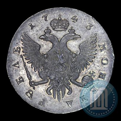 Picture 1 rouble 1743 year СПБ 