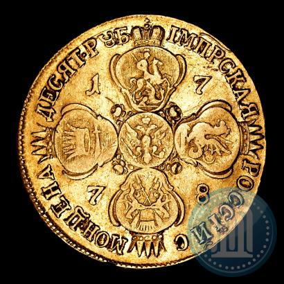 Фото 10 рублей 1778 года СПБ 