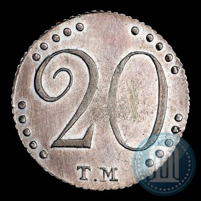 Picture 20 kopecks 1787 year ТМ 