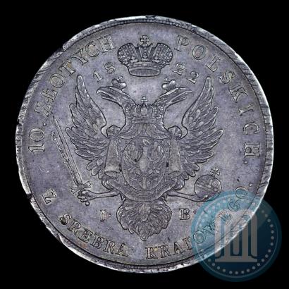 Picture 10 złotych 1822 year IB 