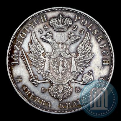 Picture 10 złotych 1823 year IB 