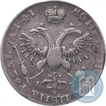 Фото 1 рубль 1719 года OK-IL-L "Портрет в латах"