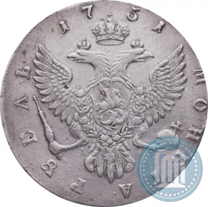 Picture 1 rouble 1751 year ММД-А 