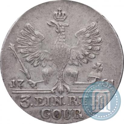 Picture 1/3 Thaler 1761 year  