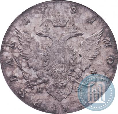 Picture 1 rouble 1781 year СПБ-ИЗ 