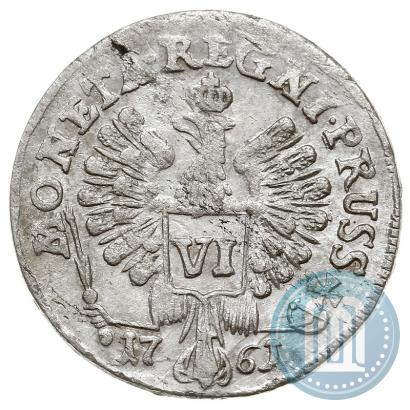 Picture 6 groszy 1761 year  