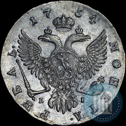 Picture 1 rouble 1754 year ММД-ЕI 