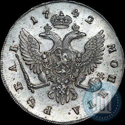 Picture 1 rouble 1742 year СПБ 