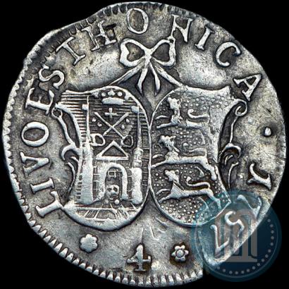 Фото 4 копейки 1757 года  "Ливонез"