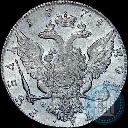 Picture 1 rouble 1774 year СПБ-ФЛ 