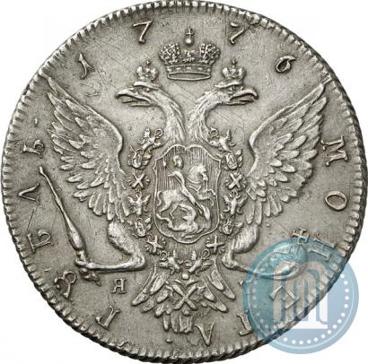 Фото 1 рубль 1776 года СПБ-ЯЧ 