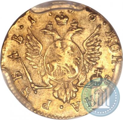 Фото 1 рубль 1756 года  