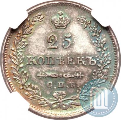 Picture 25 kopecks 1829 year СПБ-НГ 