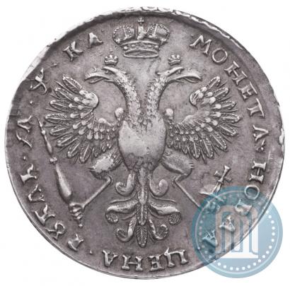Picture 1 rouble 1721 year K "Portrait with shoulder straps"