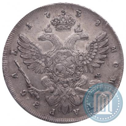 Фото 1 рубль 1738 года СПБ "Петербургский тип"