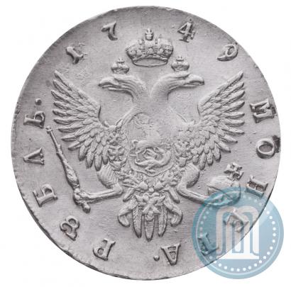 Picture 1 rouble 1749 year СПБ 