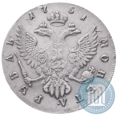 Picture 1 rouble 1751 year ММД-А 