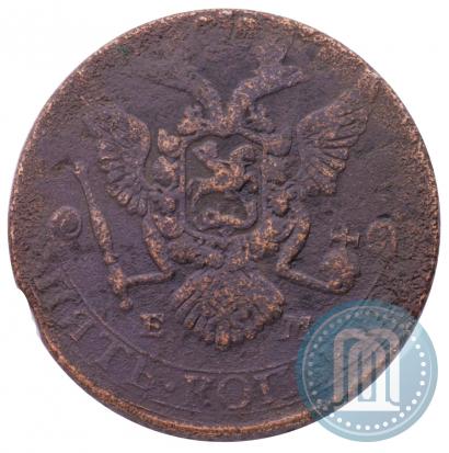 Фото 5 копеек 1778 года ЕМ 