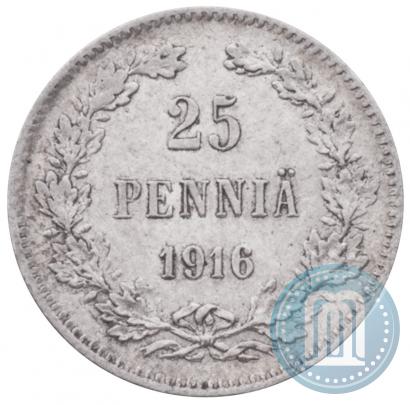 Picture 25 pennia 1916 year S 