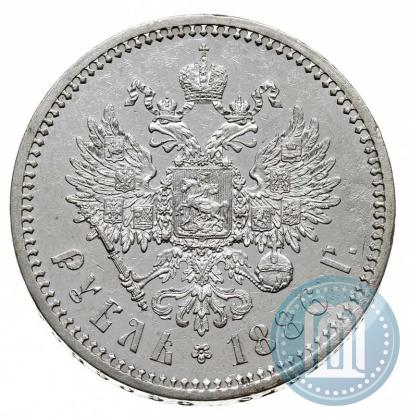 Фото 1 рубль 1886 года (АГ) 