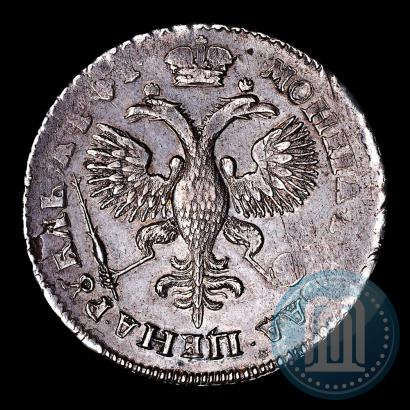 Picture 1 rouble 1719 year OK "Portrait in armour"