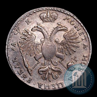 Фото 1 рубль 1720 года K "Портрет в наплечниках"