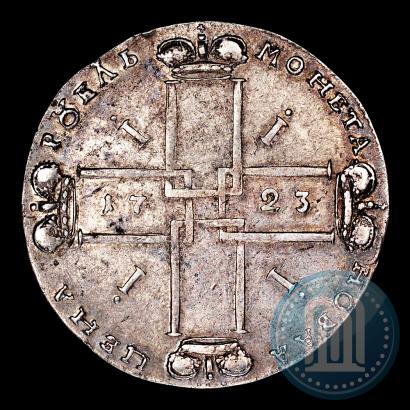 Фото 1 рубль 1723 года OK "Портрет в горностаевой мантии"
