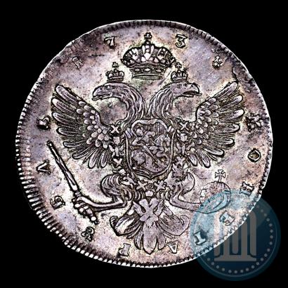Фото 1 рубль 1738 года СПБ "Петербургский тип"