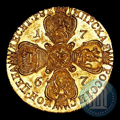Picture 10 roubles 1767 year СПБ 
