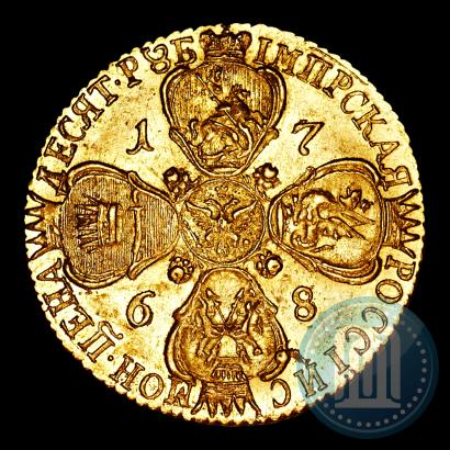 Picture 10 roubles 1768 year СПБ 