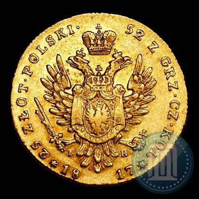 Picture 25 złotych 1817 year IB 