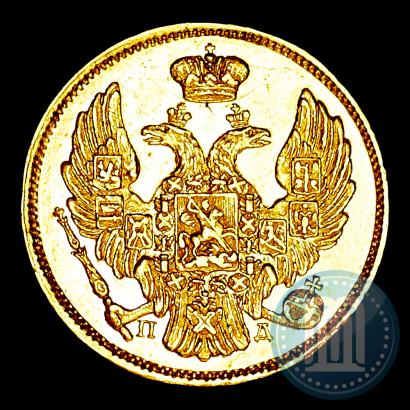 Picture 3 roubles - 20 złotych 1837 year СПБ-ПД 