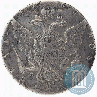 Picture 1 rouble 1768 year ММД-EI 