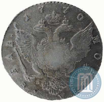 Фото 1 рубль 1770 года СПБ-ЯЧ 