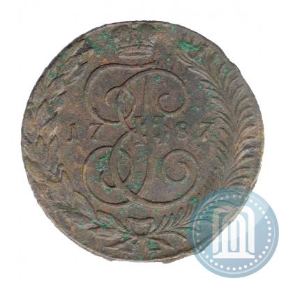 Picture 5 kopecks 1787 year ТМ 