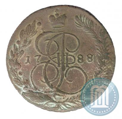 Picture 5 kopecks 1788 year ЕМ 