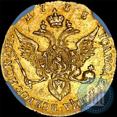 Фото 1 червонец 1738 года  