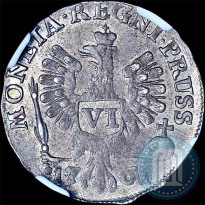 Picture 6 groszy 1761 year  