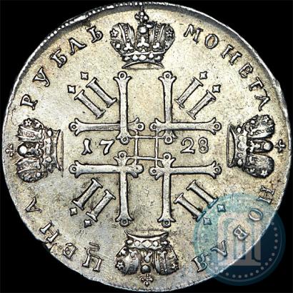Фото 1 рубль 1728 года  "Тип 1728"