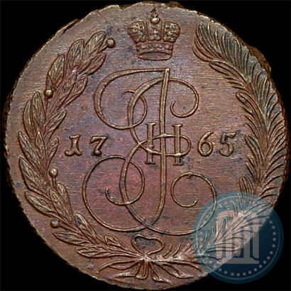 Фото 5 копеек 1765 года ЕМ 