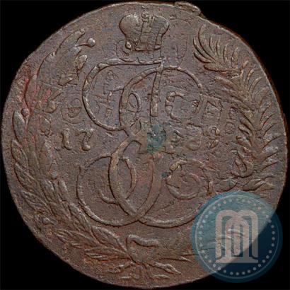 Фото 5 копеек 1789 года ММ 