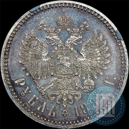 Фото 1 рубль 1887 года (АГ) 