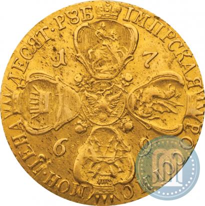 Picture 10 roubles 1769 year СПБ 
