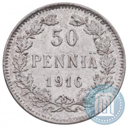 Фото 50 пенни 1916 года S 
