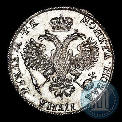 Picture 1 rouble 1720 year OK "Portrait in armour"