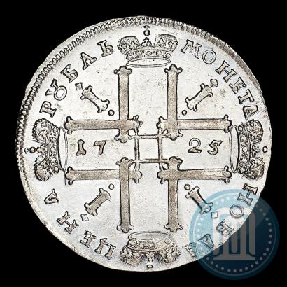 Picture 1 rouble 1725 year  "Portrait in ancient armour"